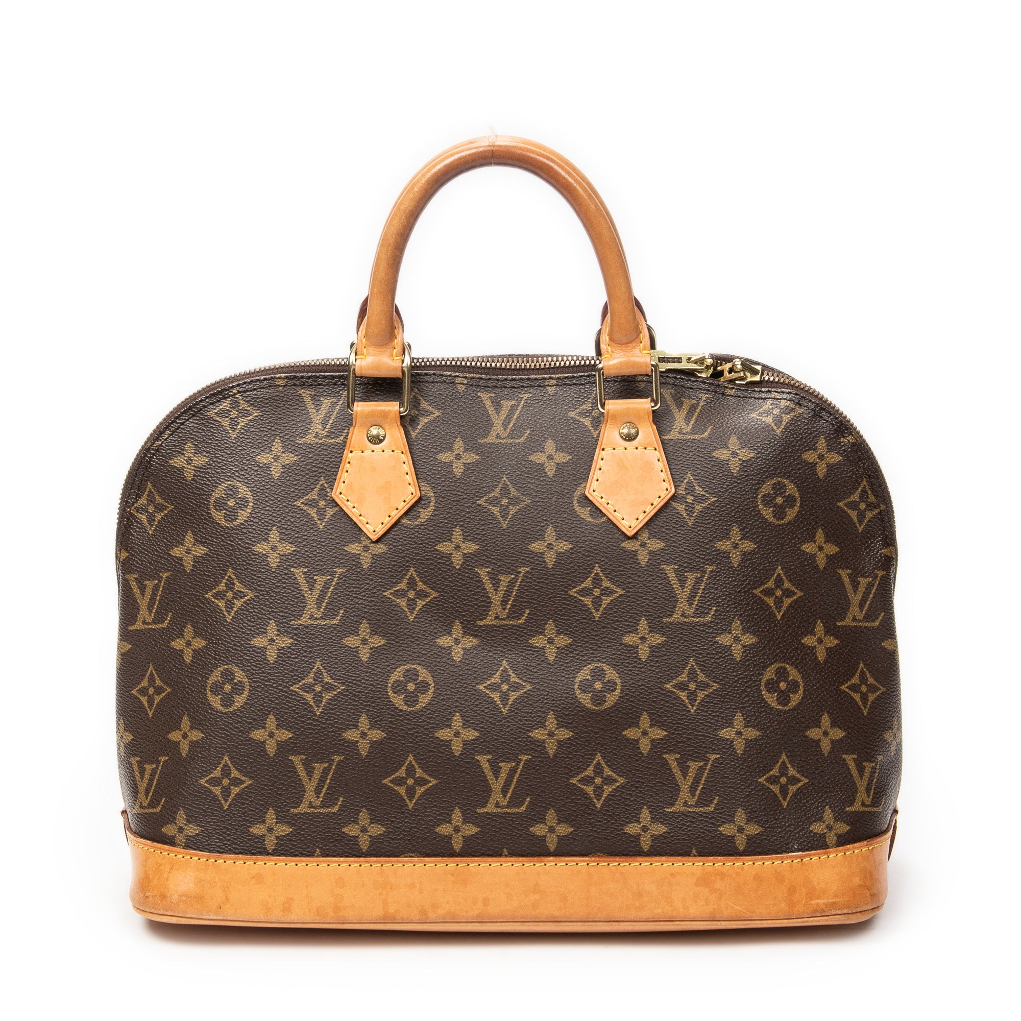 Handbag Alma PM Brown Monogram Canvas