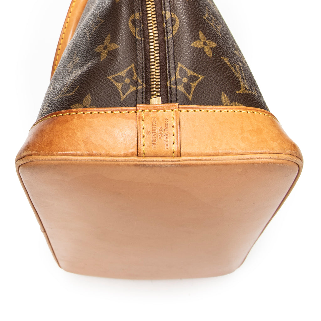 Handbag Alma PM Brown Monogram Canvas