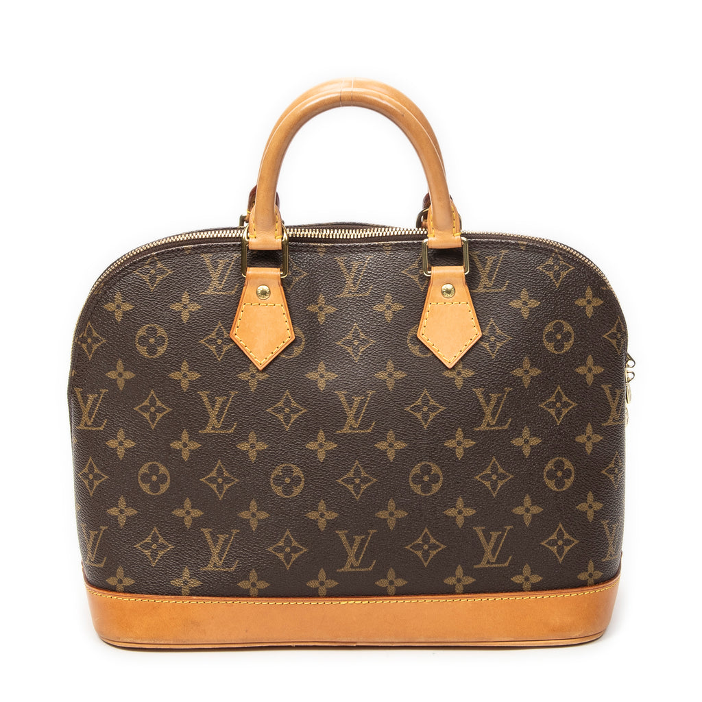 Handbag Alma PM Brown Monogram Canvas
