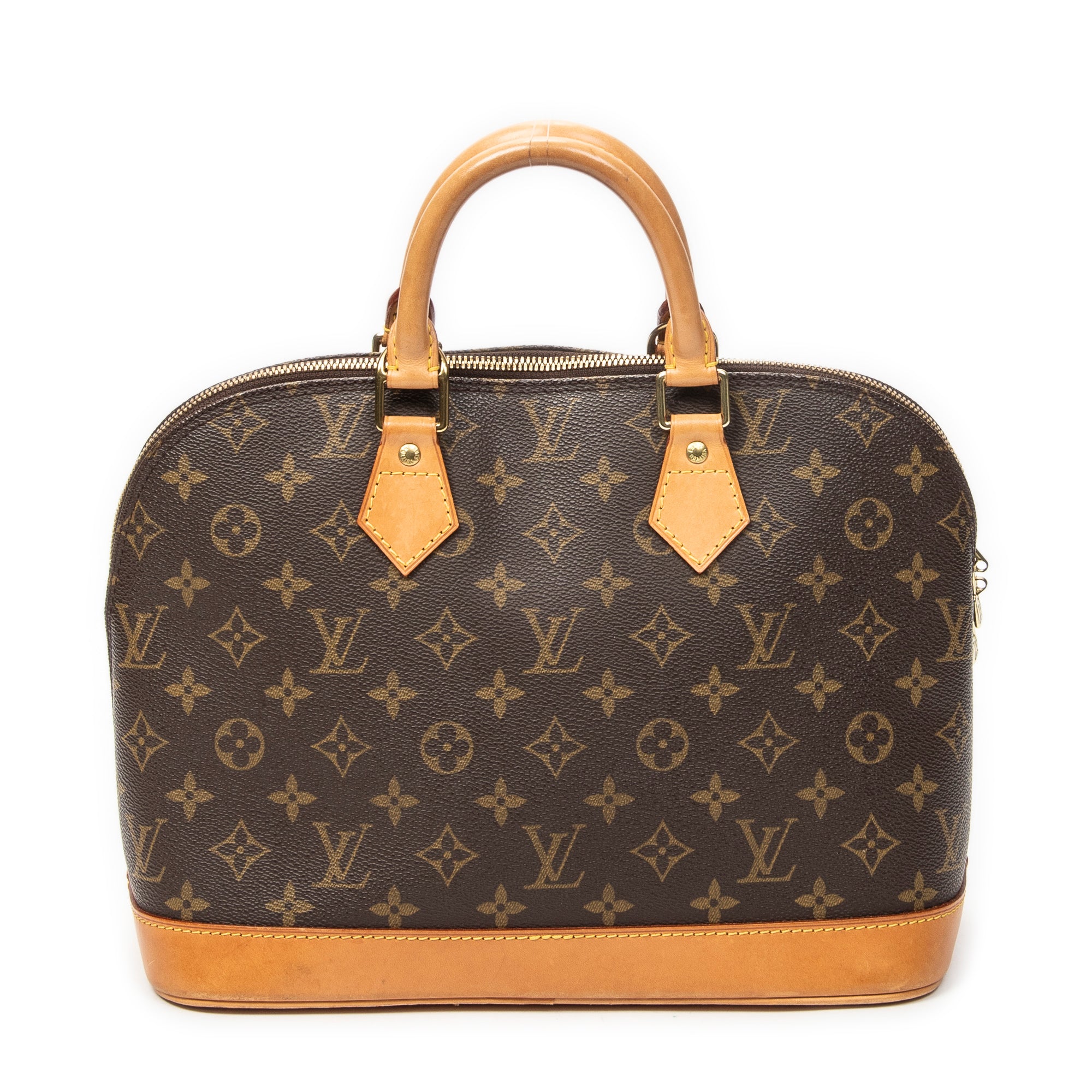 Handbag Alma PM Brown Monogram Canvas