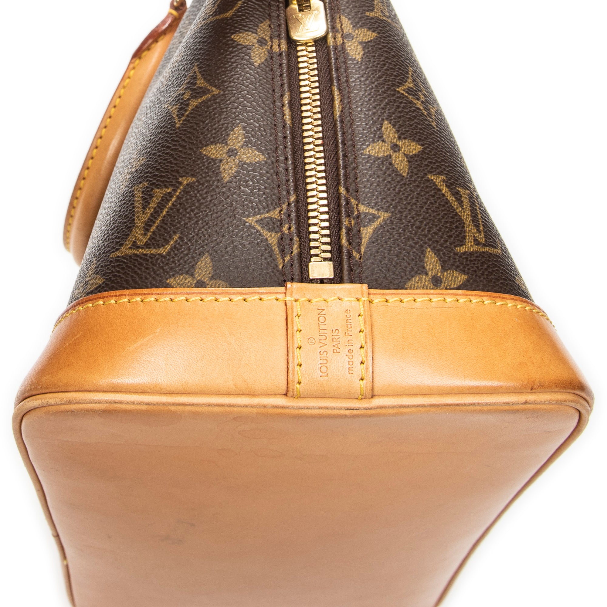 Handbag Alma PM Brown Monogram Canvas
