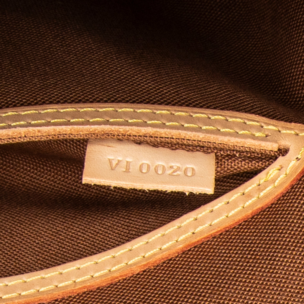 Handbag Alma PM Brown Monogram Canvas