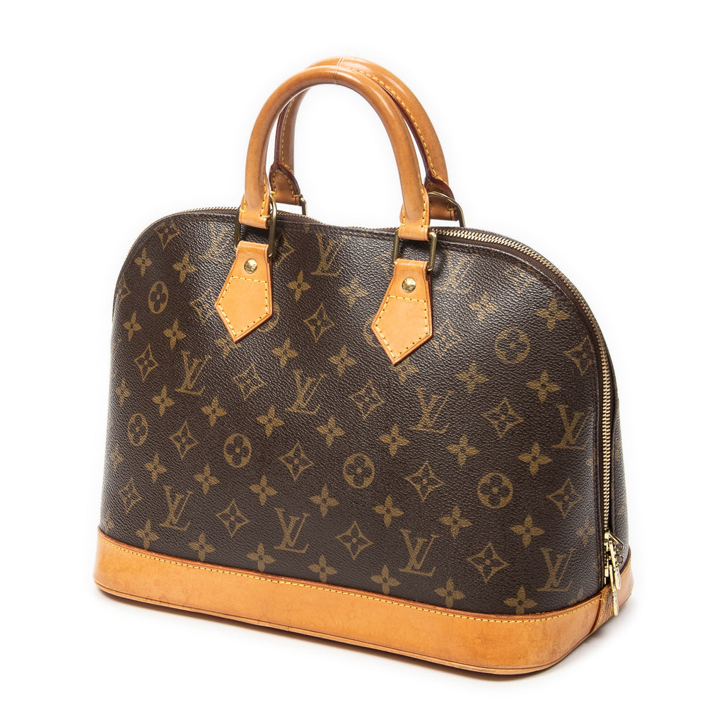 Handbag Alma PM Brown Monogram Canvas