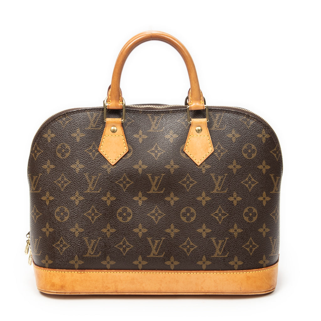 Handbag Alma PM Brown Monogram Canvas
