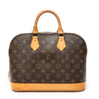 Handbag Alma PM Brown Monogram Canvas