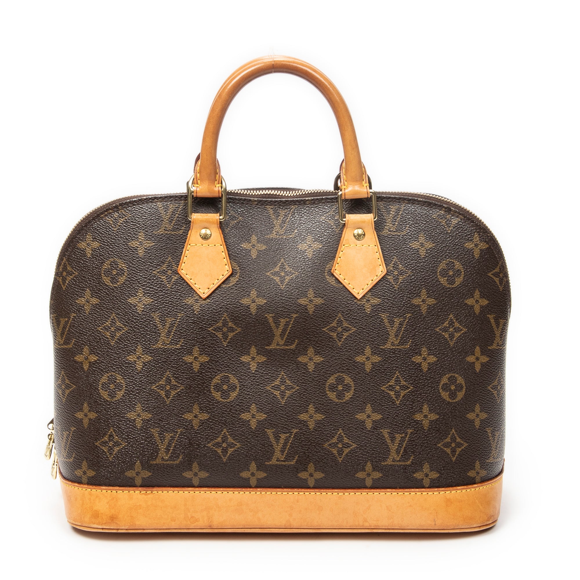 Handbag Alma PM Brown Monogram Canvas