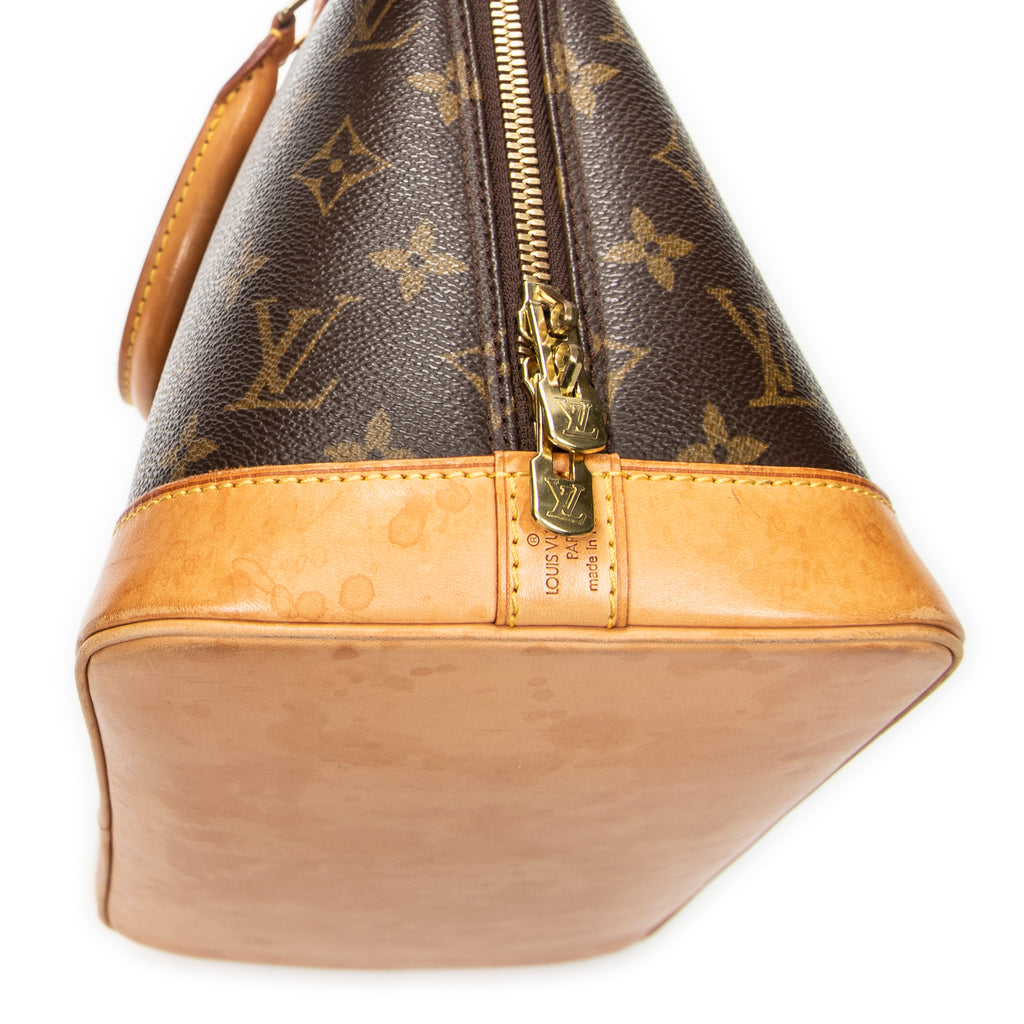 Handbag Alma PM Brown Monogram Canvas