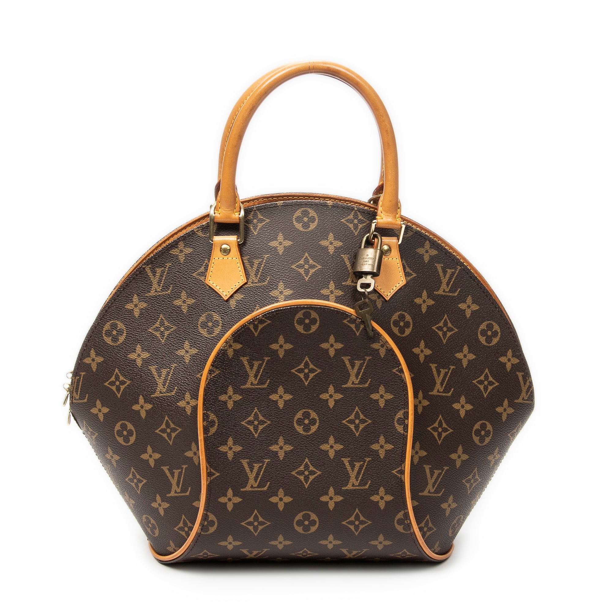 Handbag Ellipse MM Brown Monogram Canvas