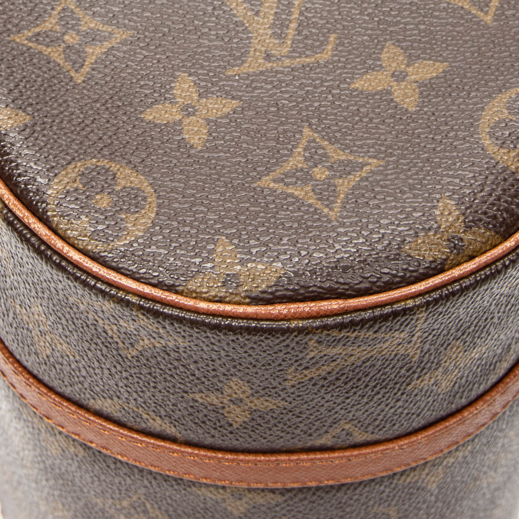 Handbag Papillon 26 Brown Monogram Canvas