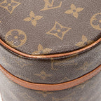 Handbag Papillon 26 Brown Monogram Canvas