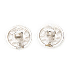 Earrings CC Wheels Clip On Earrings Silver Silver Plated