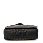 Shoulder Bag New Travel Line Flap Messenger Dark Brown Travel Line Nylon Canvas