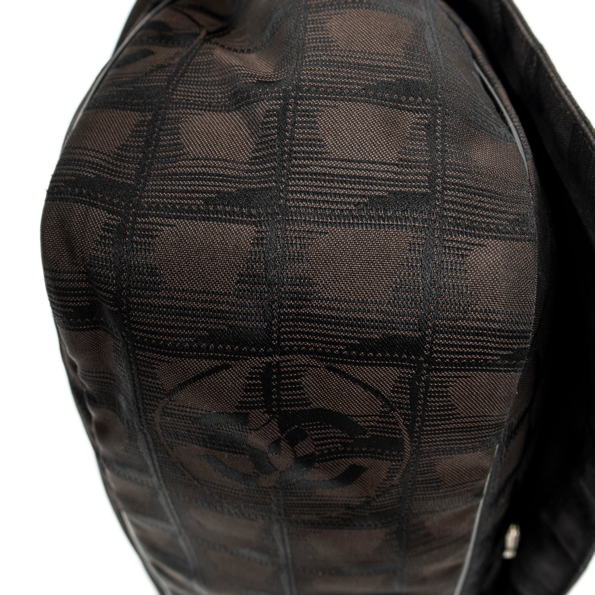 Shoulder Bag New Travel Line Flap Messenger Dark Brown Travel Line Nylon Canvas