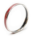 Bracelet Enamel Bangle PM Maroon Logo Motif