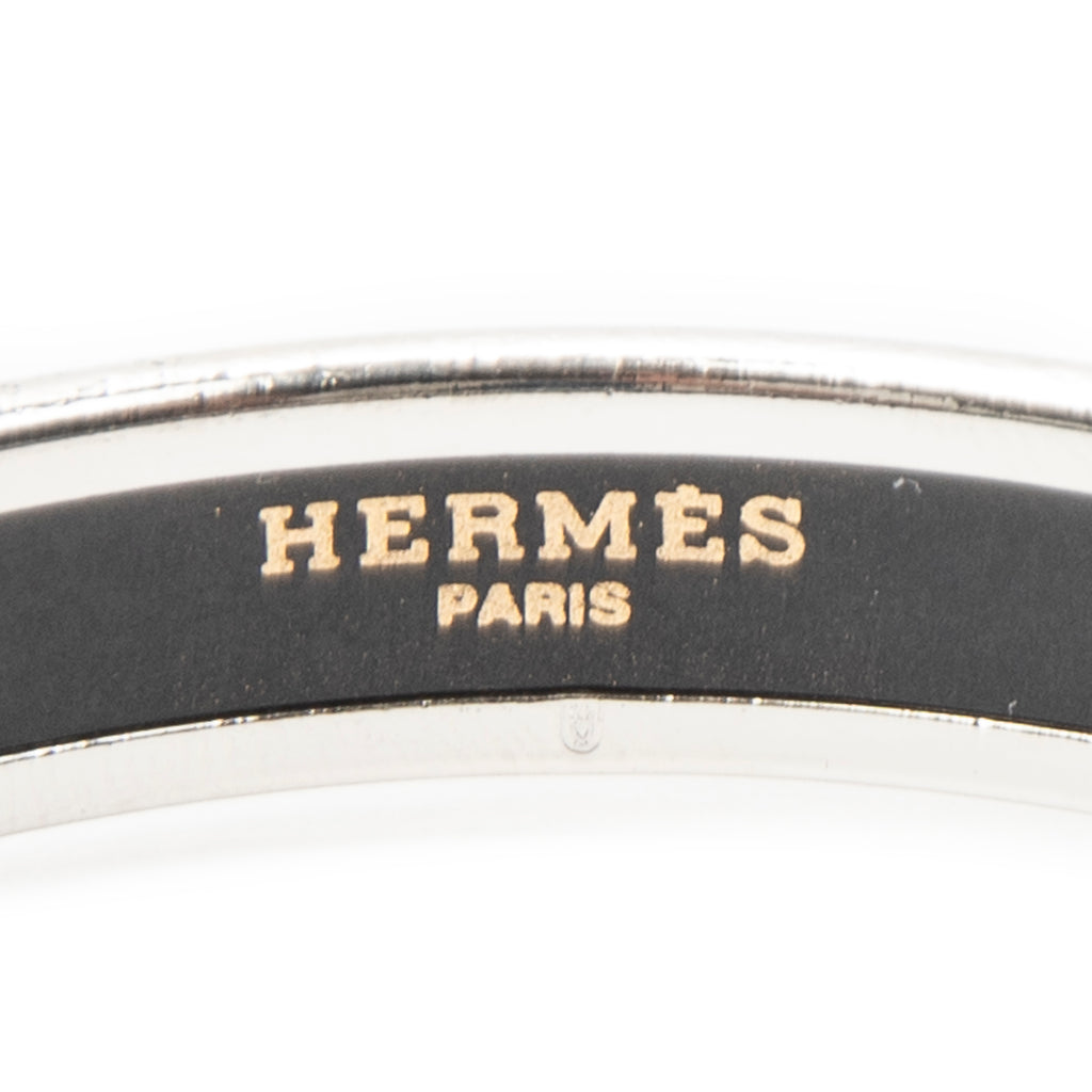 Bracelet Enamel Bangle PM Multicolor Alphabet Motif