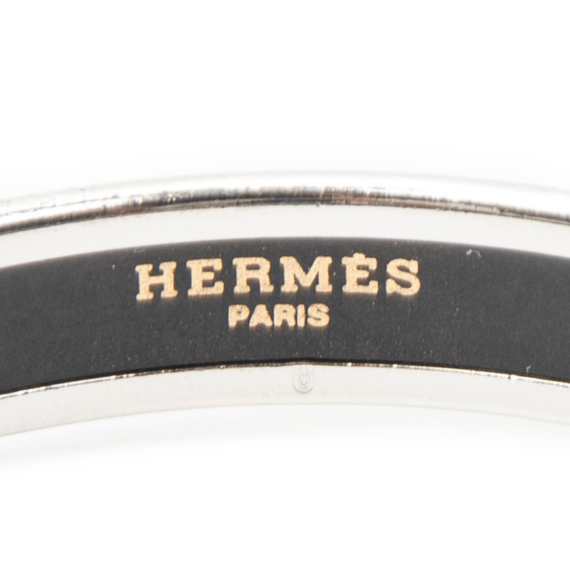 Bracelet Enamel Bangle PM Multicolor Alphabet Motif