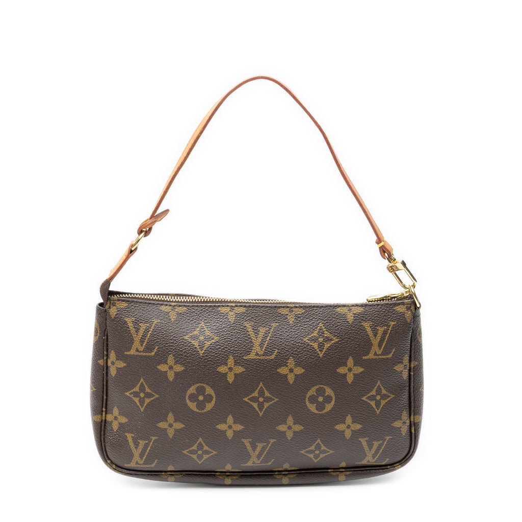 Pouch Pochette Accessoires Brown Monogram Canvas
