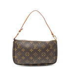 Pouch Pochette Accessoires Brown Monogram Canvas