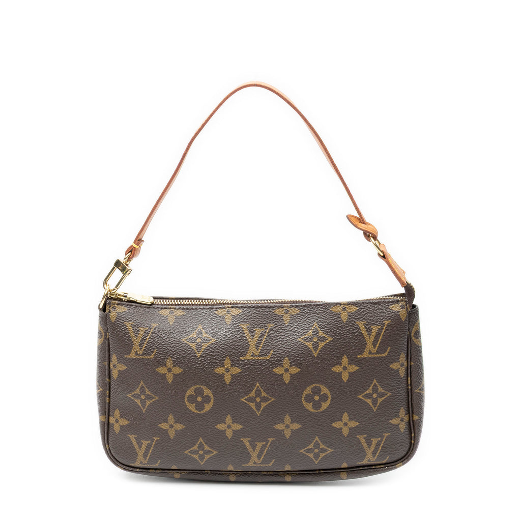 Pouch Pochette Accessoires Brown Monogram Canvas