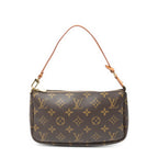 Pouch Pochette Accessoires Brown Monogram Canvas