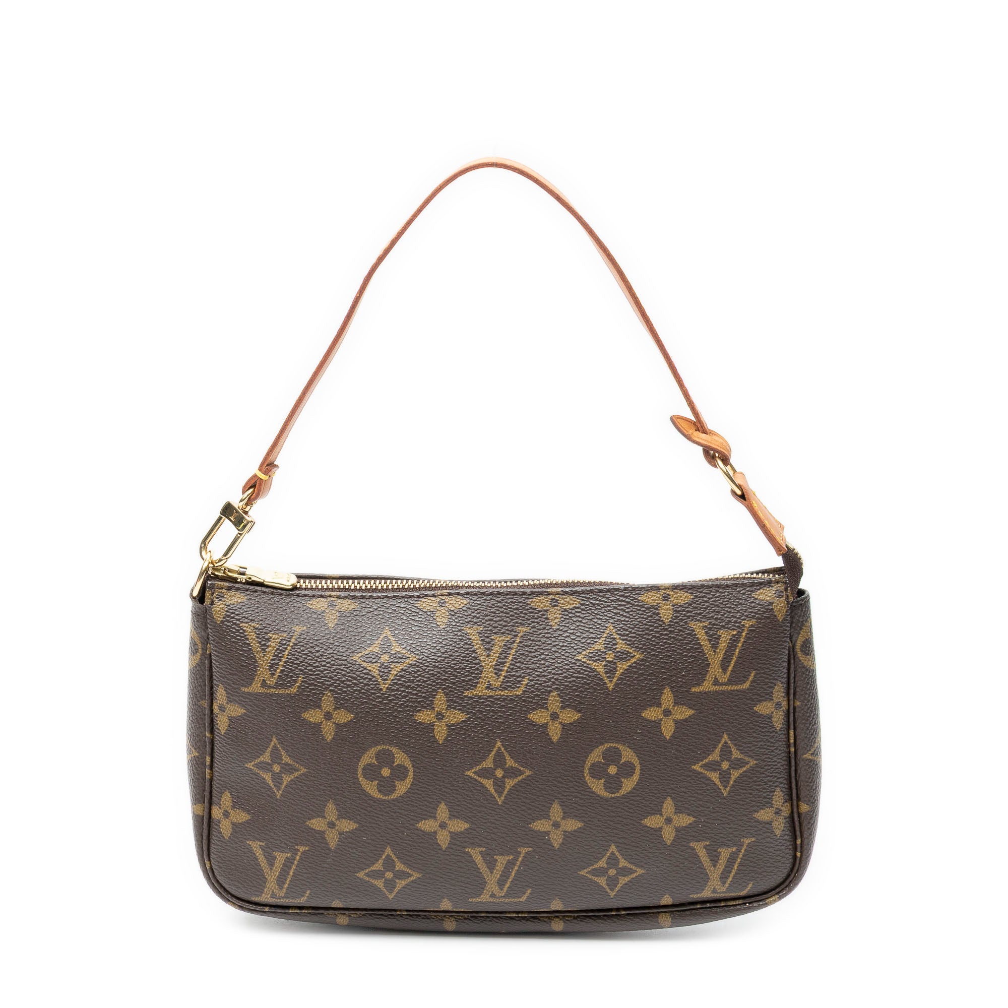 Pouch Pochette Accessoires Brown Monogram Canvas