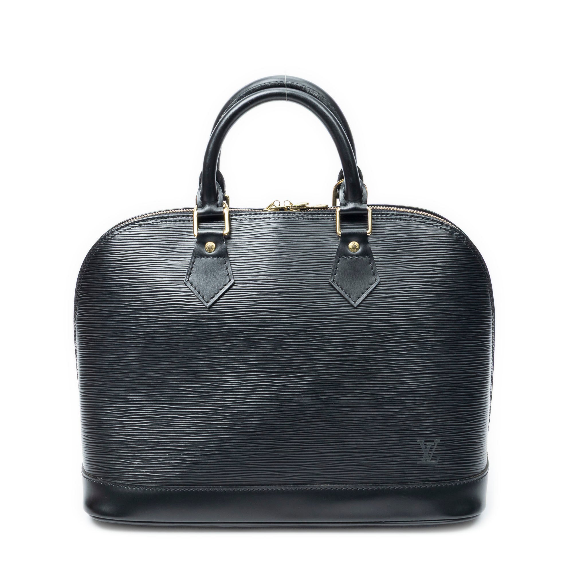 Handbag Alma PM Black Epi