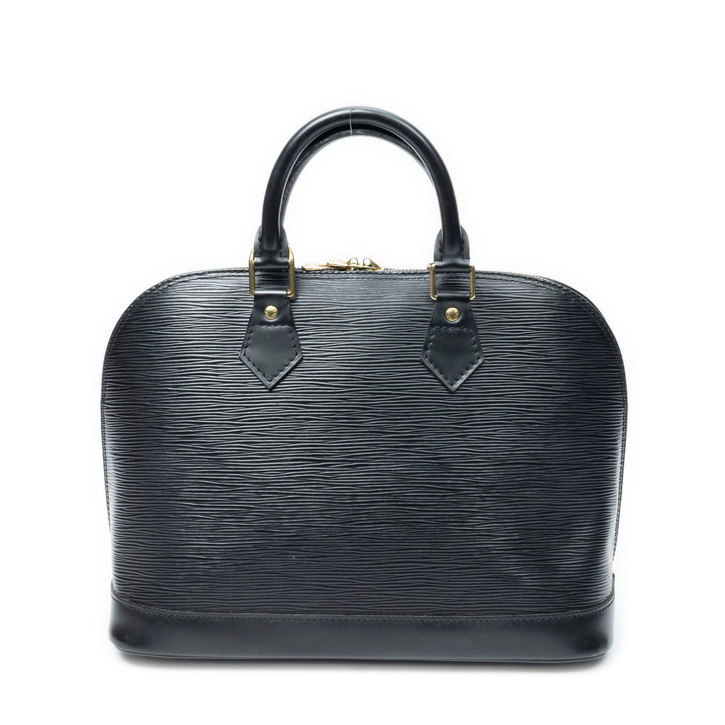 Handbag Alma PM Black Epi