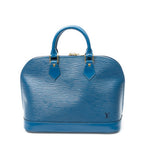 Handbag Alma PM Blue Epi