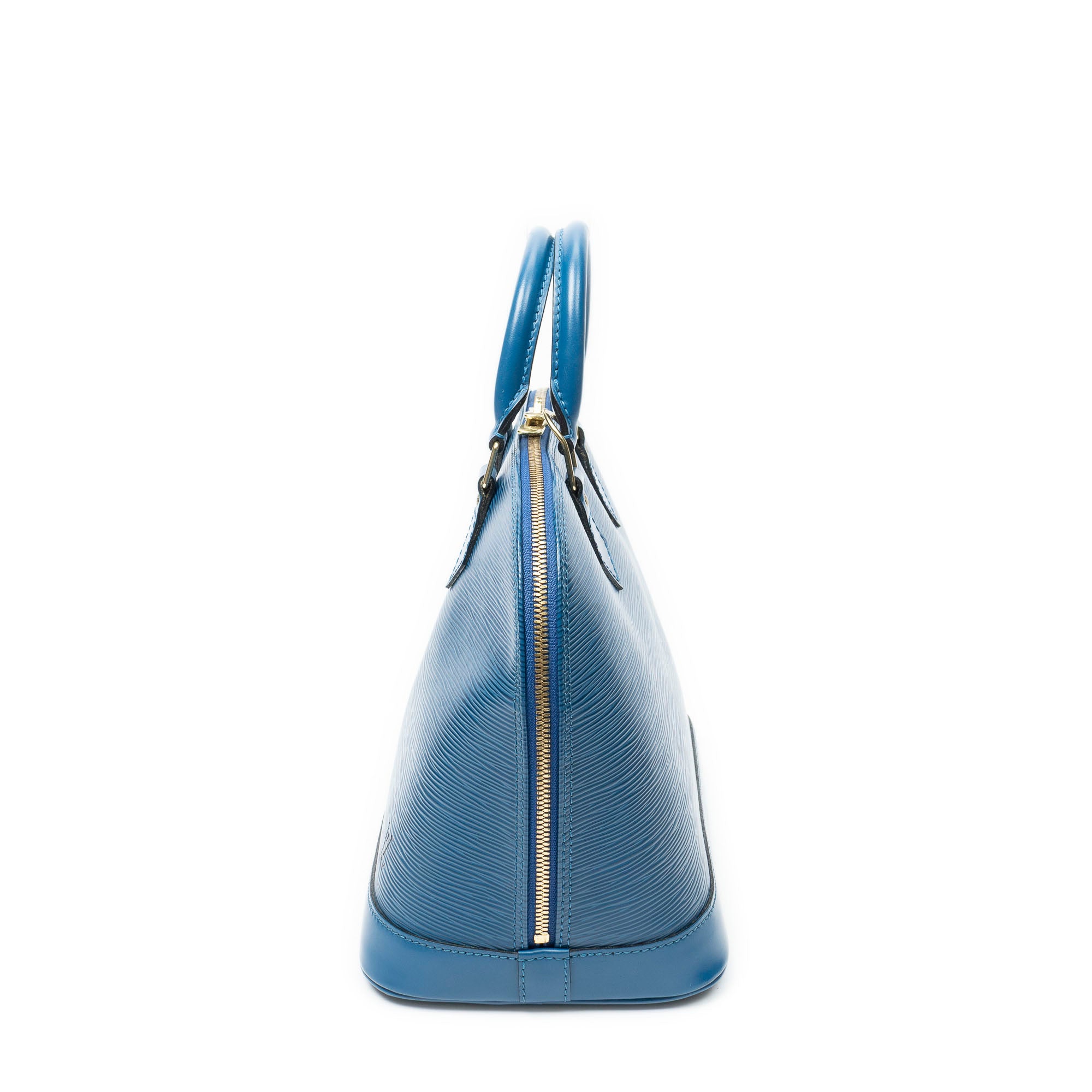 Handbag Alma PM Blue Epi