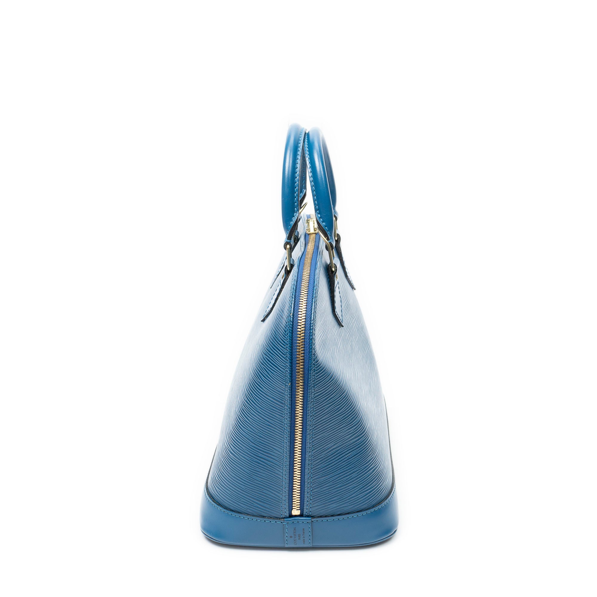 Handbag Alma PM Blue Epi