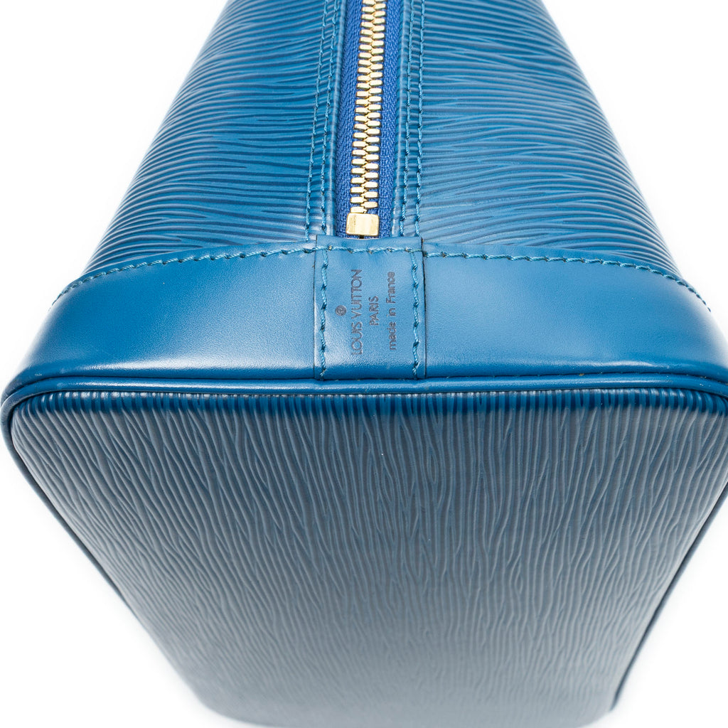 Handbag Alma PM Blue Epi