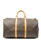 Travel Bag Keepall 50 Brown Monogram Canvas