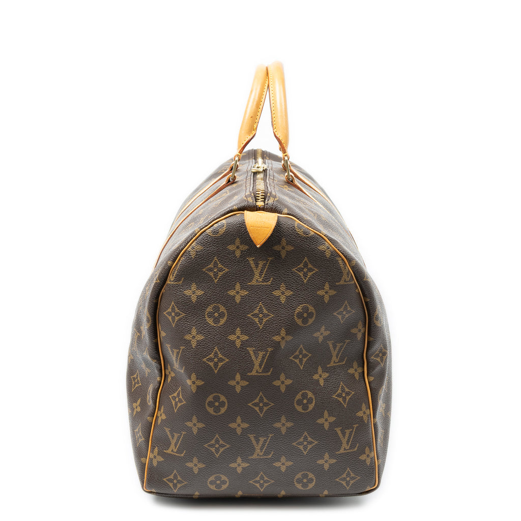 Travel Bag Keepall 50 Brown Monogram Canvas