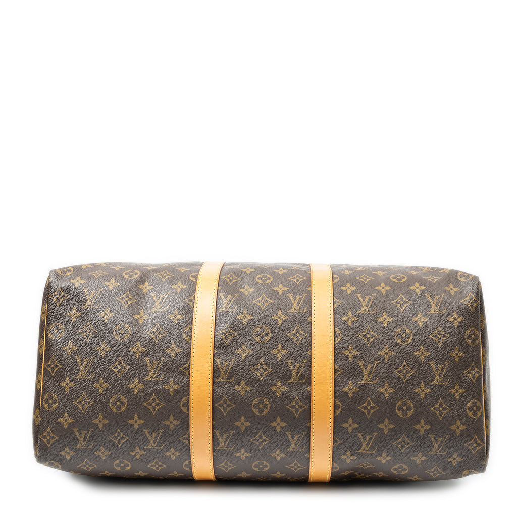 Travel Bag Keepall 50 Brown Monogram Canvas