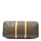 Travel Bag Keepall 50 Brown Monogram Canvas