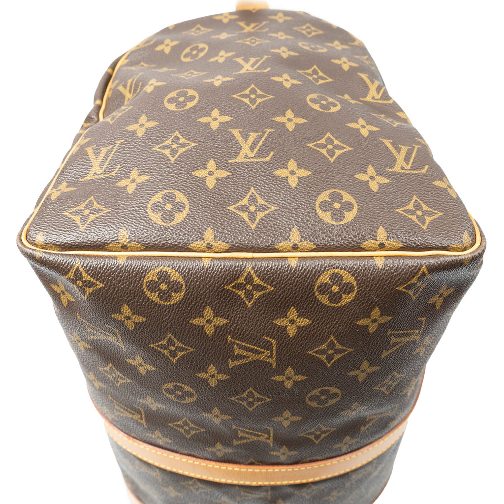 Travel Bag Keepall 50 Brown Monogram Canvas