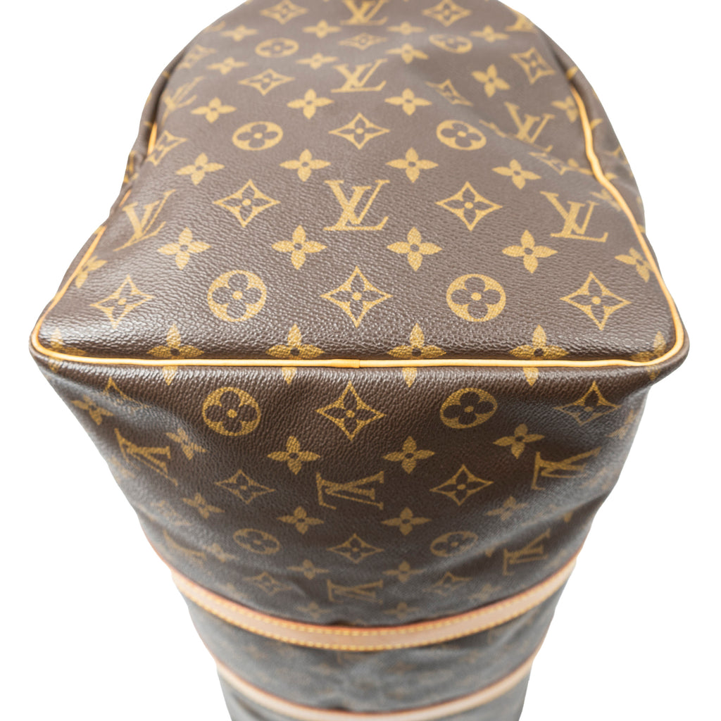 Travel Bag Keepall 50 Brown Monogram Canvas