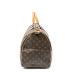 Travel Bag Keepall 50 Brown Monogram Canvas