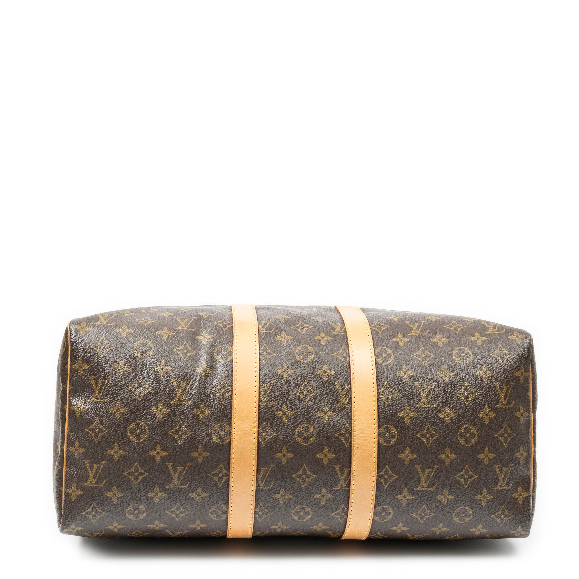 Travel Bag Keepall 50 Brown Monogram Canvas