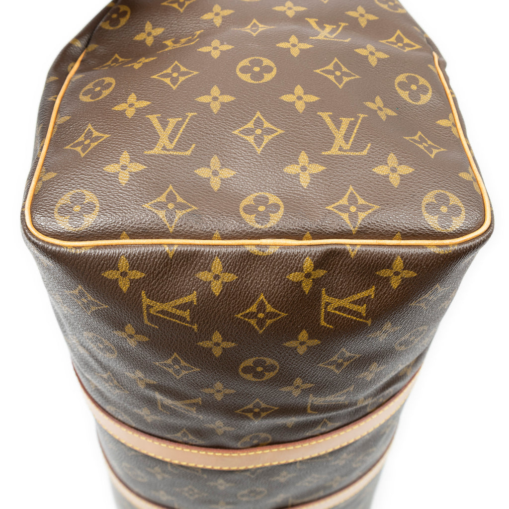 Travel Bag Keepall 50 Brown Monogram Canvas
