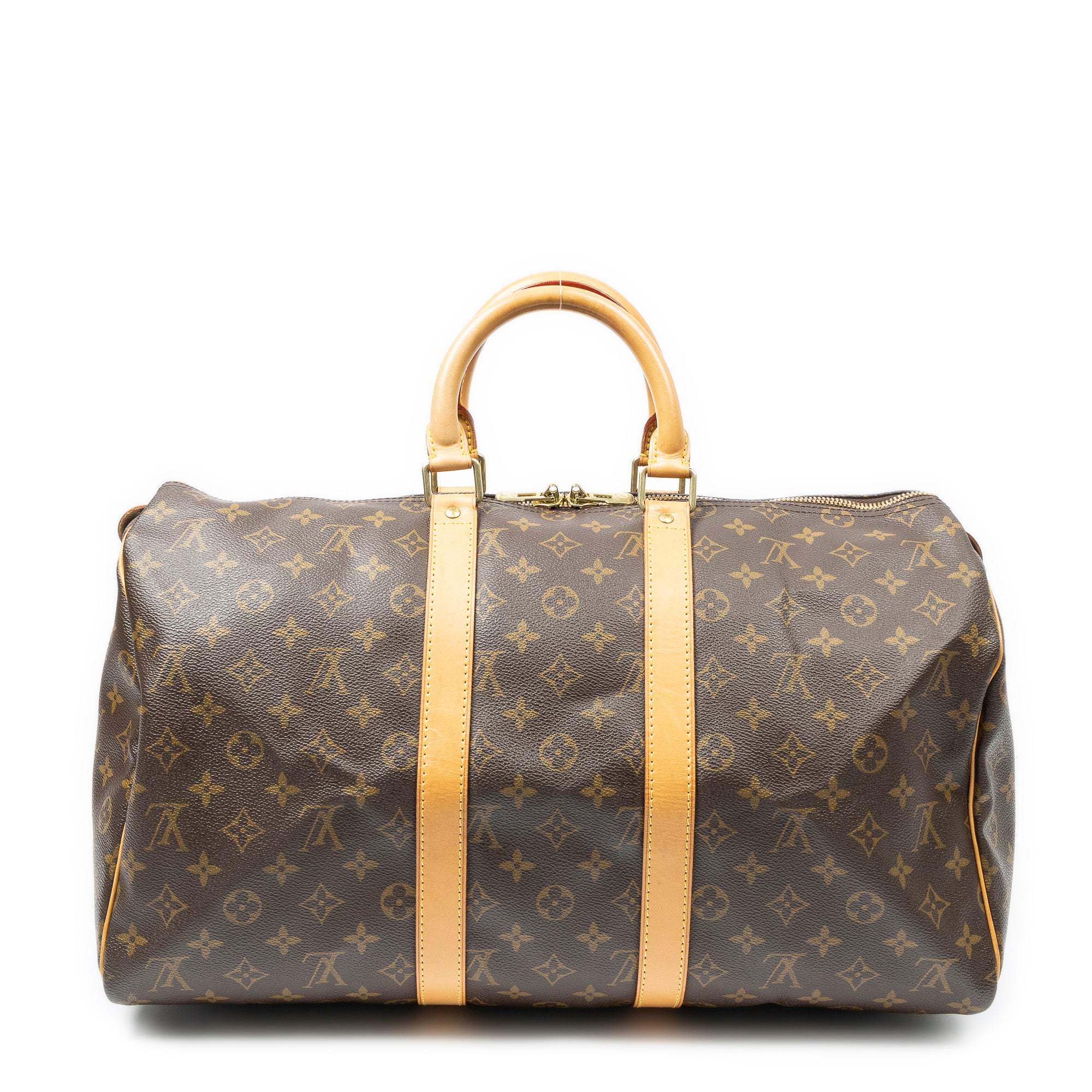Travel Bag Keepall 45 Brown Monogram Canvas