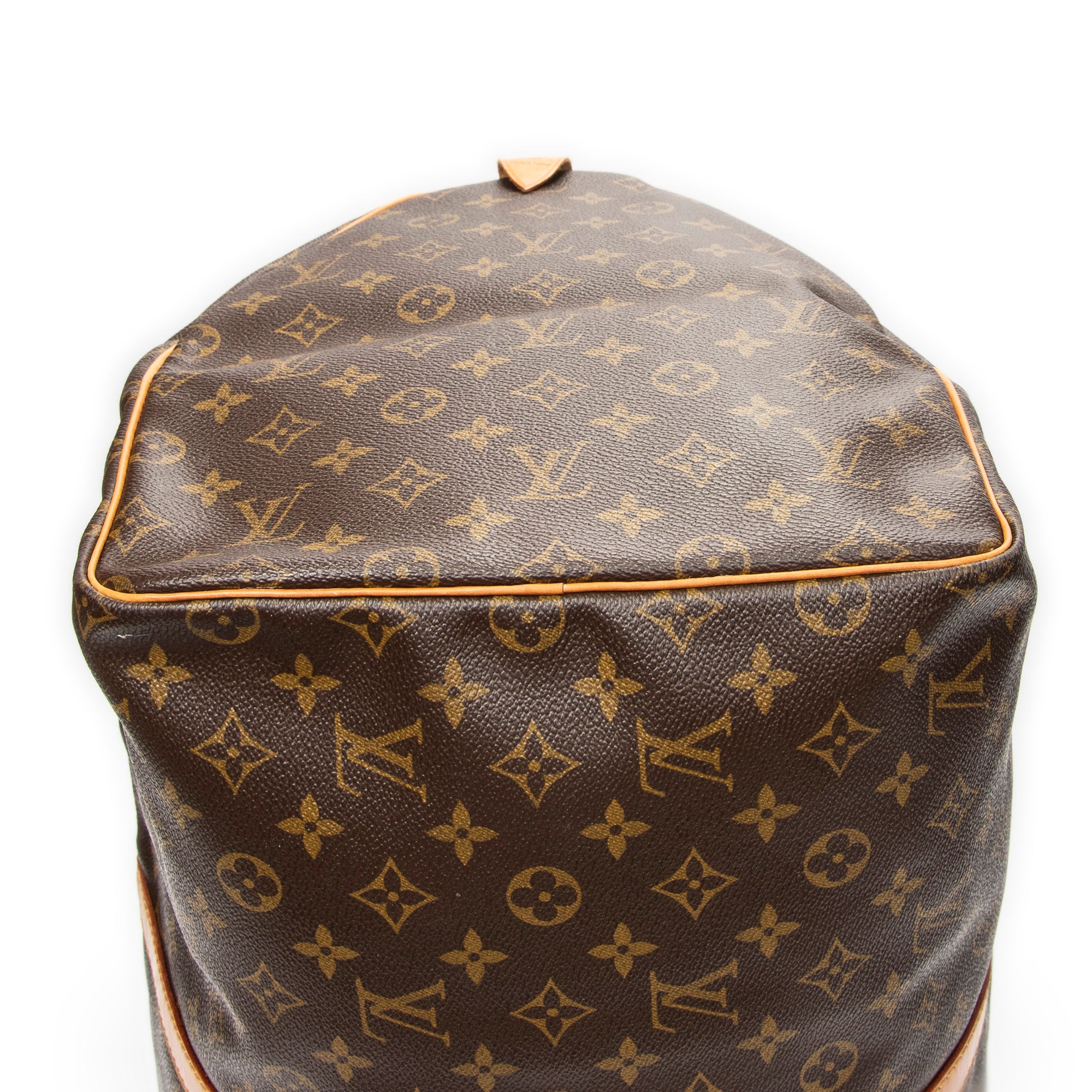 Travel Bag Keepall 55 Brown Monogram Canvas