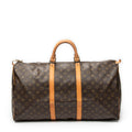 Travel Bag Keepall 55 Brown Monogram Canvas