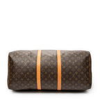 Travel Bag Keepall 55 Brown Monogram Canvas
