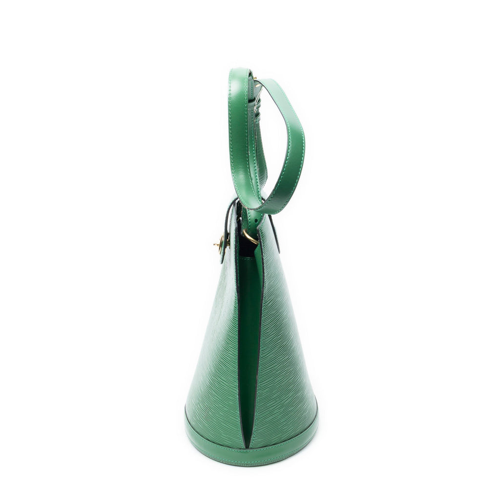 Shoulder Bag Cluny Green Epi