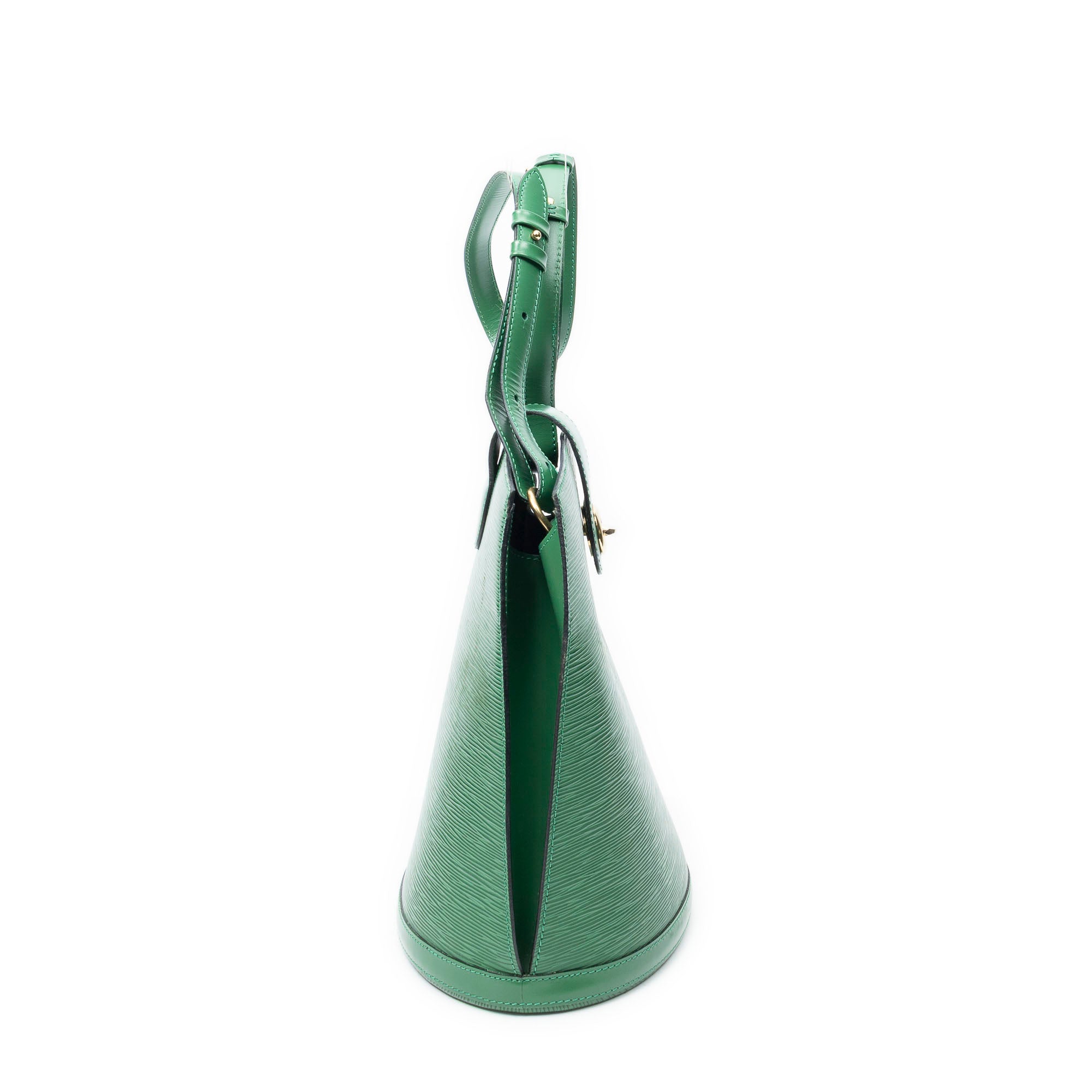 Shoulder Bag Cluny Green Epi