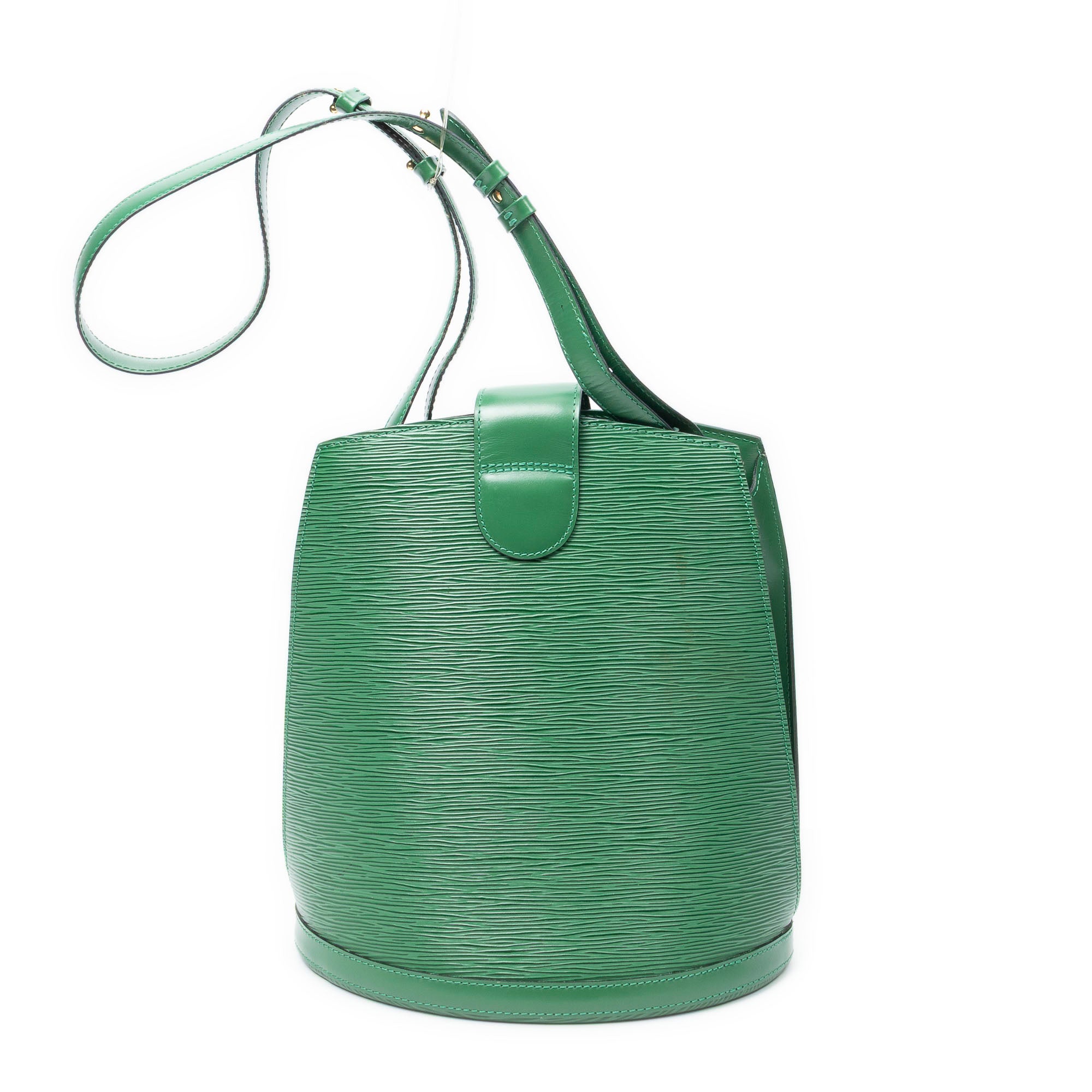 Shoulder Bag Cluny Green Epi