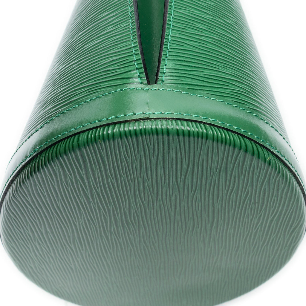 Shoulder Bag Cluny Green Epi
