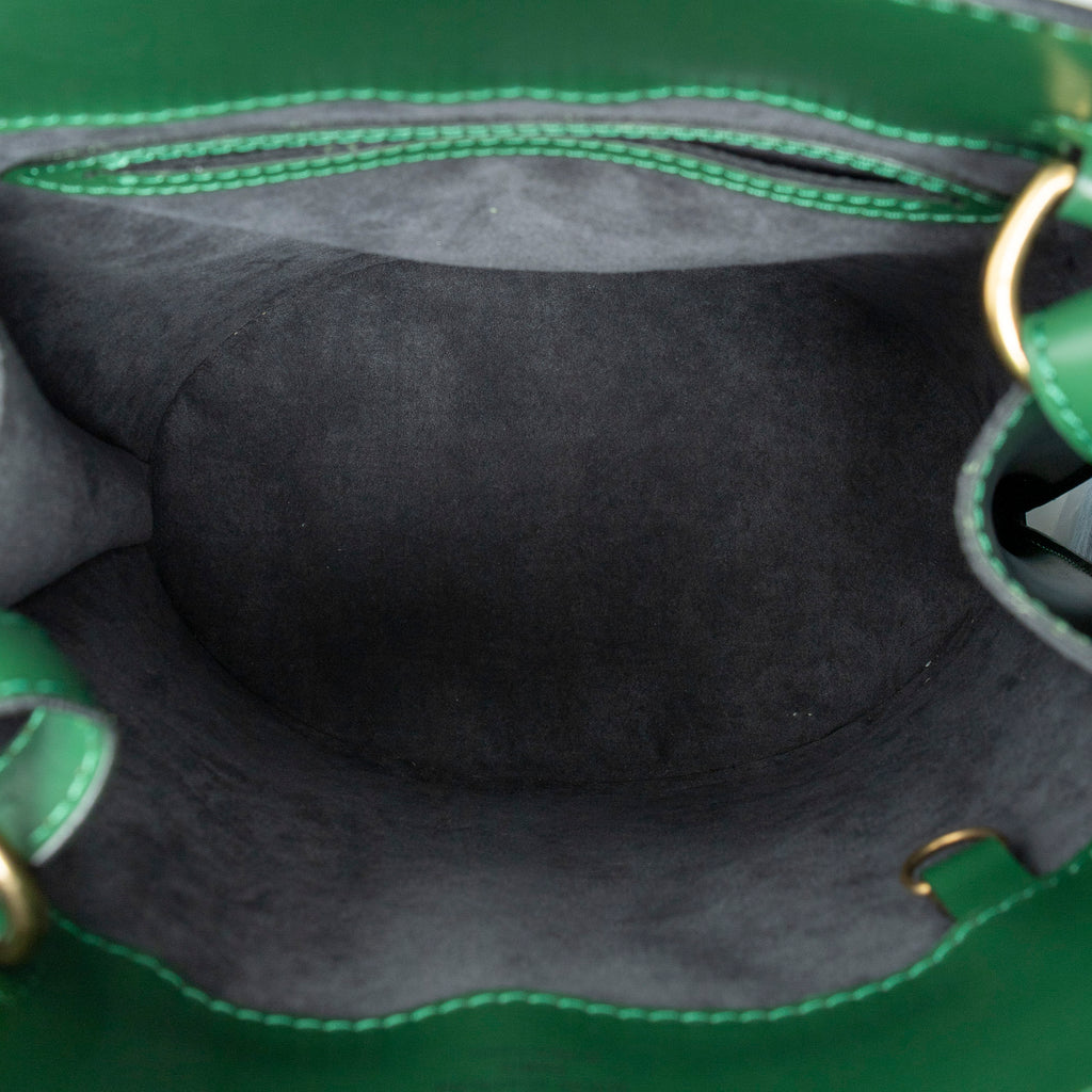 Shoulder Bag Cluny Green Epi
