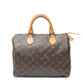 Handbag Speedy 25 Brown Monogram Canvas